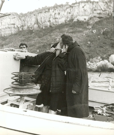 Fotografia storica – NINO MUSCIUMARRA, traversata solitaria Vulcano - Milazzo 15.09.1979
