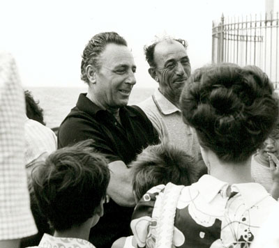 Fotografia storica – NINO MUSCIUMARRA, traversata solitaria Vulcano - Milazzo 15.09.1979